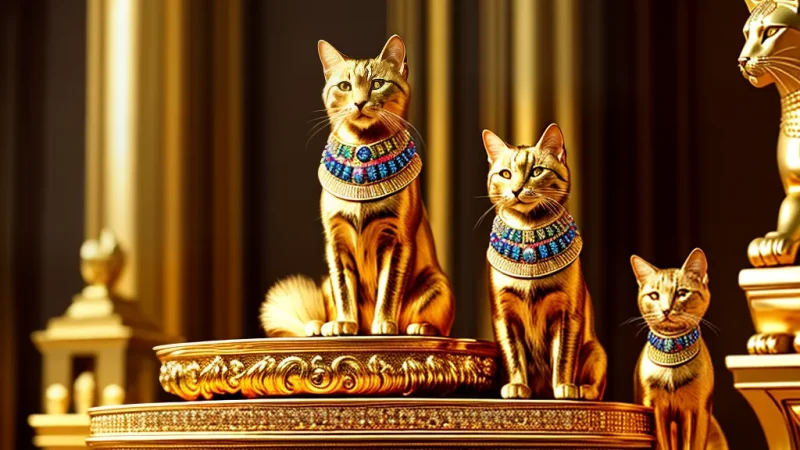 Gatos Divinos: A Mítica Moderna dos Felinos no Egito!